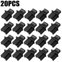 New Silicone RJ45 Dust Cap Durable Black Transparent RJ45 Connector Port Protector black