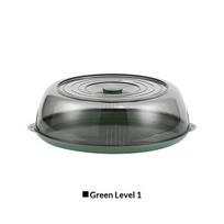 Kitchen Dust Proof Food Cover Stackable Heat Preservation Reusable Transparent Lid for Family Gathering Party A1