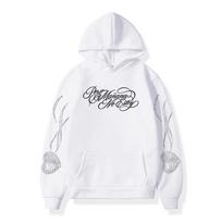 Rapper Omar Courtz Por Si Manana No Estoy 2026 Tour Merch Hoodie Unisex Fashion Long Sleeve Hooded Sweatshirt Women And Men Hoodies XL white