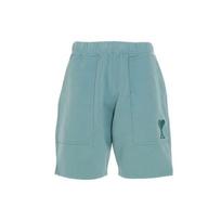 Amiparis Ss21 Heart Letter Embroidery Logo Sports Shorts Men shorts Green E21HJ328747-303 XL gray