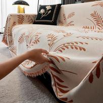 Chenille All-Inclusive Sofa Cover Dust Cover Sofa Towel Living Room Straight Row Sofa One Piece Cover Cloth Cushion 180*150cm