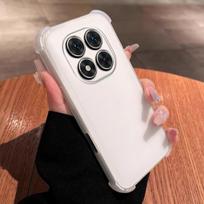 Case for Xiaomi Redmi Note 15 Pro+,Pro 5G,15 5G,POCO M8 Pro 5G,M8 5G Translucent Frosted Matte Casing 4-Corner Airbag Shockproof Bumper Cover Redmi Note 15 5G matinė balta spalva