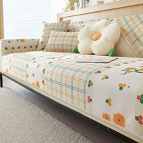 Summer Sofa Cushion Summer Mat Sofa Cover Dust Cover Summer Cool Non-Slip Living Room Sofa Cover Towel 90*90cm