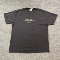Vintage 90s Guitar Hero Dean-Markley Strings Shirt XL 23x28 Black T-shirt 110 gray