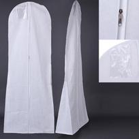 1.8m Extra-Wide Fishtail Wedding Dress Dust Cover, Thick, Double-Sided Non-Woven Fabric, Customizable Logo. 160x70x30 cm