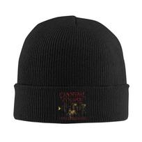 Cannibal Corpse Metal Skateboard  Winter Skullies Beanies Hat Warm Autumn Knitted Hats Bonnet Caps for Women Men One Size black