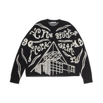 Acne Studios Jacquard-logo Ribbed Jumper B60297-BM9 S gray