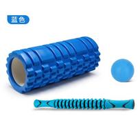 Foam Roller Set With Massage Ball Gear Stick Myofascial Release Yoga Fitness Recovery Tools Blue Set