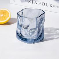 Unikalus viskio stiklas Netaisyklingas Skaidrus stiklas Vyno taurė Gėrimo stiklinės namams Vasaros gėrimų puodelis Virtuvės reikmenys 200ml