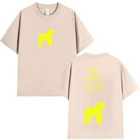 Rapper Rusowsky Daisy Tour 2025 Summer Hot Selling Male  Female Fans Tshirt Retro Fashion Pure Cotton Breathable Tshirt L white