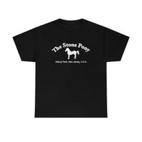 The Stone Pony Būtinas marškinėlis , Madingas vintažinis marškinėlis , Unisex sunkaus medvilnės unisex marškinėlis M gray