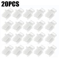 RJ45 Dust Covers Caps Silicone Dustplugs Ethernet LAN Port Protectors for Network Swticher Router Hub Computer Anti-dust Plug white