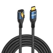 PD 240W USB Type C To C Fast charge Cable for iPhone 15 16 Pro Max iPad Macbook Air Samsung Data Charger Wire 1m 2m 3m 90 Degree 0.5M gray
