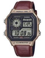Casio Uni Analoginis Kvarcinis Laikrodis Su Dirželiu AE-1200WHL-5AVEF gray