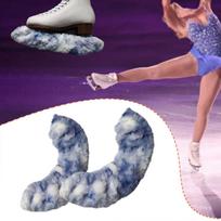 Ice Skate Blade Covers Hockey Skates Men Women Water Absorbing gray
