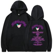 Rapper Omar Courtz Por Si Manana No Estoy Graphic Hoodie Men Women Fashion Hip Hop Oversized Sweatshirt Male Vintage Streetwear XXL black