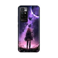 For Redmi10 Xiaomi Redmi 10 Case for Redmi 10 Prime Bumper 6.5 inch Soft TPU Silicone Cover For redmi10 Cases Marble Back Cover for Redmi 10 Prime black