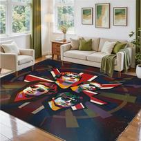 Oasis Design Kristalinio Velveto Kilimas Minkštas Dekoratyvinis Kilimėlis Miegamojo Įėjimui 80cmx120cm
