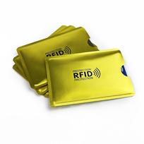 10 vnt. Itin plonų Anti RFID piniginių, blokuojančių skaitytuvus, užraktas, banko kortelių laikiklis, apsauga nuo vagystės, kreditinės kortelės dėklas, apsauga, nauja RFID kortelė 10pcs auksas