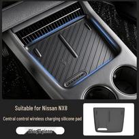 Nissan NX8 Center Console Wireless Charging Silicone Pad - Anti-slip, Scratch & Wear-resistant Car Interior Accessory For Nissan NX8