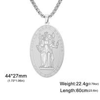 Hecate Wiccan Triple Moon Goddess Necklace Moon and Sun Pendant Hekate Witch Necklace Amulet Witchy Jewelry Gifts for Women Men white