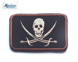 JAV Karinio jūrų laivyno SEALs Jolly Roger kaukolės morale pleistras