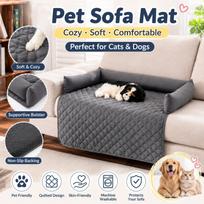 Plaid Pet Sofa Pad for Cats and Dogs, 7575cm Comfortable Cushion for Furniture , Sleeping and Lounging One Size