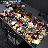 Japonų Anime Mano Herojus Akademija Pelės Padas 90x40cm Didelis Užrakintas Kraštas Klaviatūros Padas Žaidėjui Kompiuterio Stalo Kilimėliai Neslystantis Guminis Kilimas 30x80cm