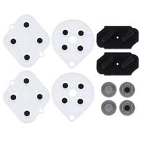 2 Set Controller Conductive Rubber Pad Repair Part Gamepad Repalcement 1 black