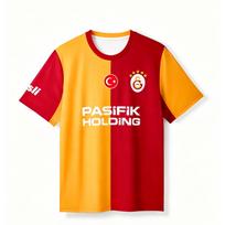 2026 Nauji Galatasaray Sirgalių Futbolo Marškinėliai Vyrams Moterims Vasariniai Sportiniai Per dydį T-shirt Kvėpuojantys Greitai Džiūstantys Gatvės Apranga XL yellow