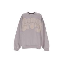 Acne Studios Bubble Logo Embroidered Crewneck Sweatshirt BI0172CSS XS gray