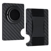 New Aluminum Alloy RFID-Blocking Card Holder Wallet with AirTag Tracker