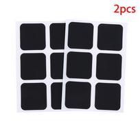 1/2/5 lakštai Dviračio padangos lopas Klijų nereikalaujantis lipnus Greito remonto padangos apsaugos lopas Kalnų plento dviračio vidinei padangai Square 2sheets white