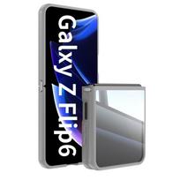 Skirta Samsung Galaxy Z Flip6 Flip5 Flip 6 5 Metalinė Šarvuota Galinė Dalies Skaidri Grūdinto Stiklo Korpuso Pilna Apsauga Su Objektyvo Plėvele Super Anti-drop Dėklas Apsauginis Z Flip5