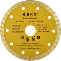 Geko Tarcza diam.125mm turbo GEKO PROFI(200)