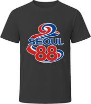 Seoul Summer Games 1988 Retro Vintage Event T-Shirt 2XL red