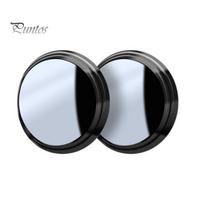 Car Blind Spot Mirror 1 Pair Rearview Mirror, 360 Degree Adjustable Suction Cup Small Novice Driver Round Convex Glass Wide Angle Driving Parking B juoda