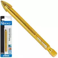 Grąžtas Geko Grąžtas stiklui ir keramikai HEX 10mm (500)