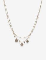 Pilgrim - Veronica Coins & Crystal Necklace Gold-Plated - Grandinėlė - Aukso