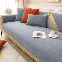 Hot Selling All-season Universal Seat Cushion New Chenille Durable Sofa Cushion Modern Minimalist Chinese Anti Slip Seat Cushion 90x70cm