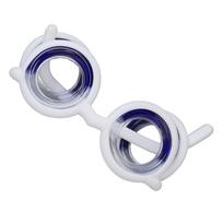 Anti Motion Sick Glasses Nausea Relief Carsickness Seasickness Liquid Glasses for Kids Adults white