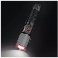 Emos LED įkraunamas metalinis žibintas P3121, 1200 lm, 2200 mAh, aliuminis, 4 režimai, IP43