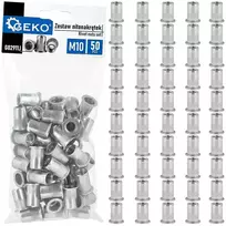 Geko Aliuminio kniedžių veržlių rinkinys M10 1,0–3,5 50 vnt. (40)