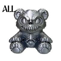 Trailer Dust Cover Creepy Bear Hitch Cover, 3D Printed Exhaust Cap, Towing Durable Ball Cap for Truck SUV, Halloween Car Accessory Molded 1pc
