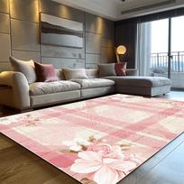 Modernus rožinis geometrinis kilimas svetainei, dideliems plotams, namų kilimėliai miegamajam, minkštas, neslystantis, 200x300, svetainės sofos kilimėlis 140*200cm
