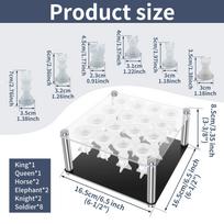Checkerboard Chess Molds 3D Silicone Chess Resin Mold DIY Crafts Handmade Making Molds Family Party And Outdoor Board Games white