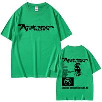 Aphex Twin Selected Ambient Works 85 92 Grafinis marškinėlis Unisex Moteriška Mada Vintage Per dydį Marškinėlis Unisex Laisvalaikio Medvilniniai Marškinėliai M green