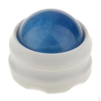 Neck Arm Leg Body Massager Massage Roller Ball for Essential Oil Blue White blue
