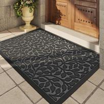 Commercial Simple Entrance Door Scraping Sand and Dust Removal Rubber Entry Mat Easy Care Non-slip Mats 43X120CM