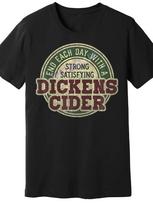 100% Cotton Men's Humorous  Dickens Cider  T-Shirt | Short Sleeve, Black, Heat T XXXXL beige